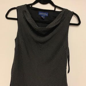 Polka dot midi dress